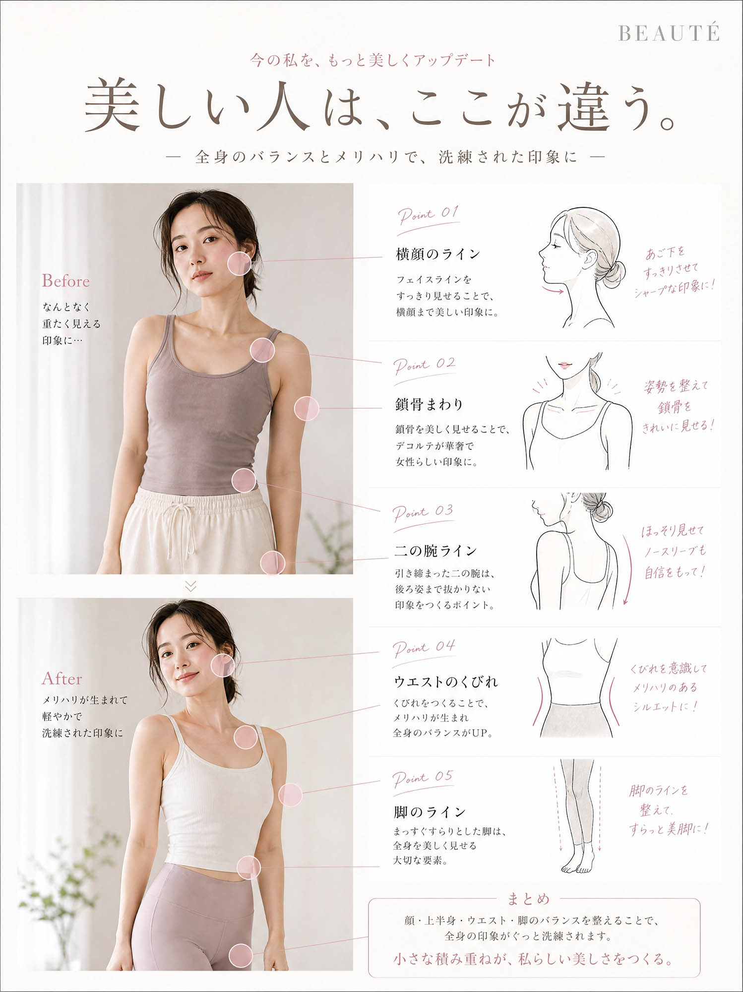 女性目線で仕上げるレタッチ